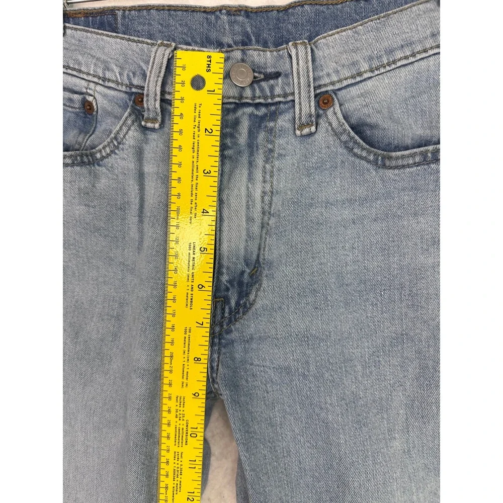 Levis 514 Straight Fit Mens Light Wash Blue Denim Jeans W30 L32